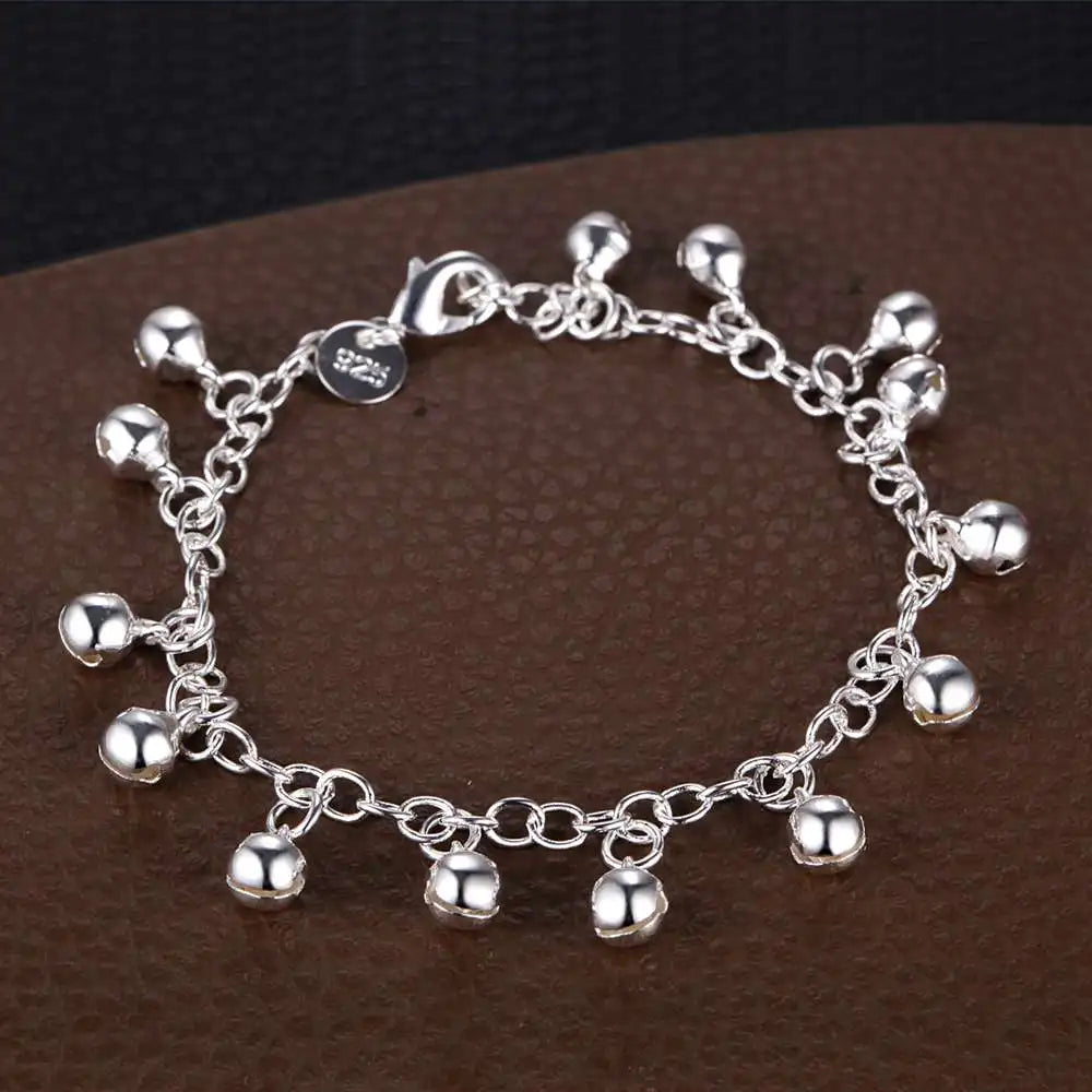 925 Sterling Silver Bracelet Heart High Quality Romance Chain For Woman Men Fashion Engagement Party Wedding Jewelry Gift