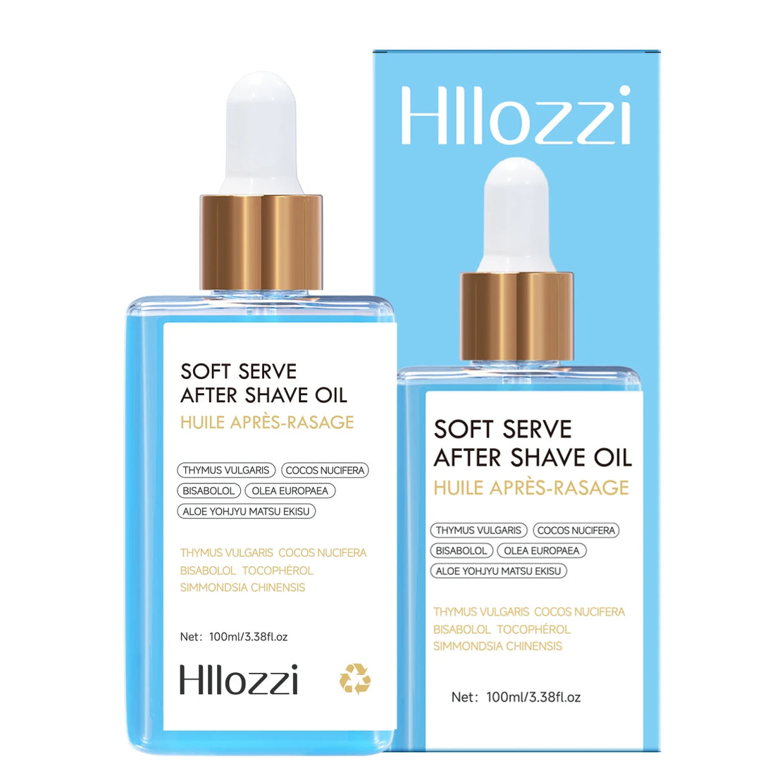 Coconut Care Soft Serve Aftershave Oil – Deep Hydrating Hyaluronic Acid Moisturizing Oil for Face & Body, All Skin Types