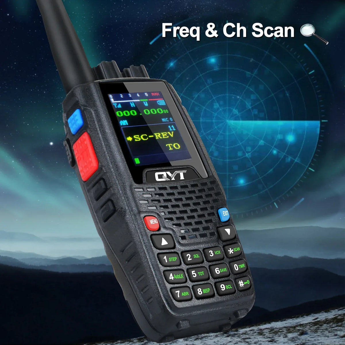 QYT KT-A16 Aviation Handheld Transceiver 6W NOAA Air Band Radio