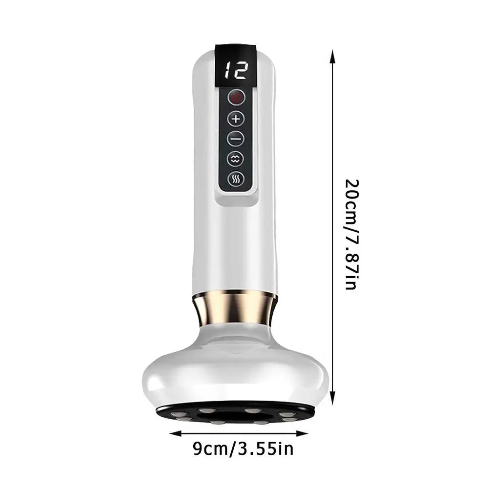 hot sale Anti Cellulite Massager Handheld Cellulite Massager Hot Compress Electric Suction Cup Massager For Leg Body Slimming White