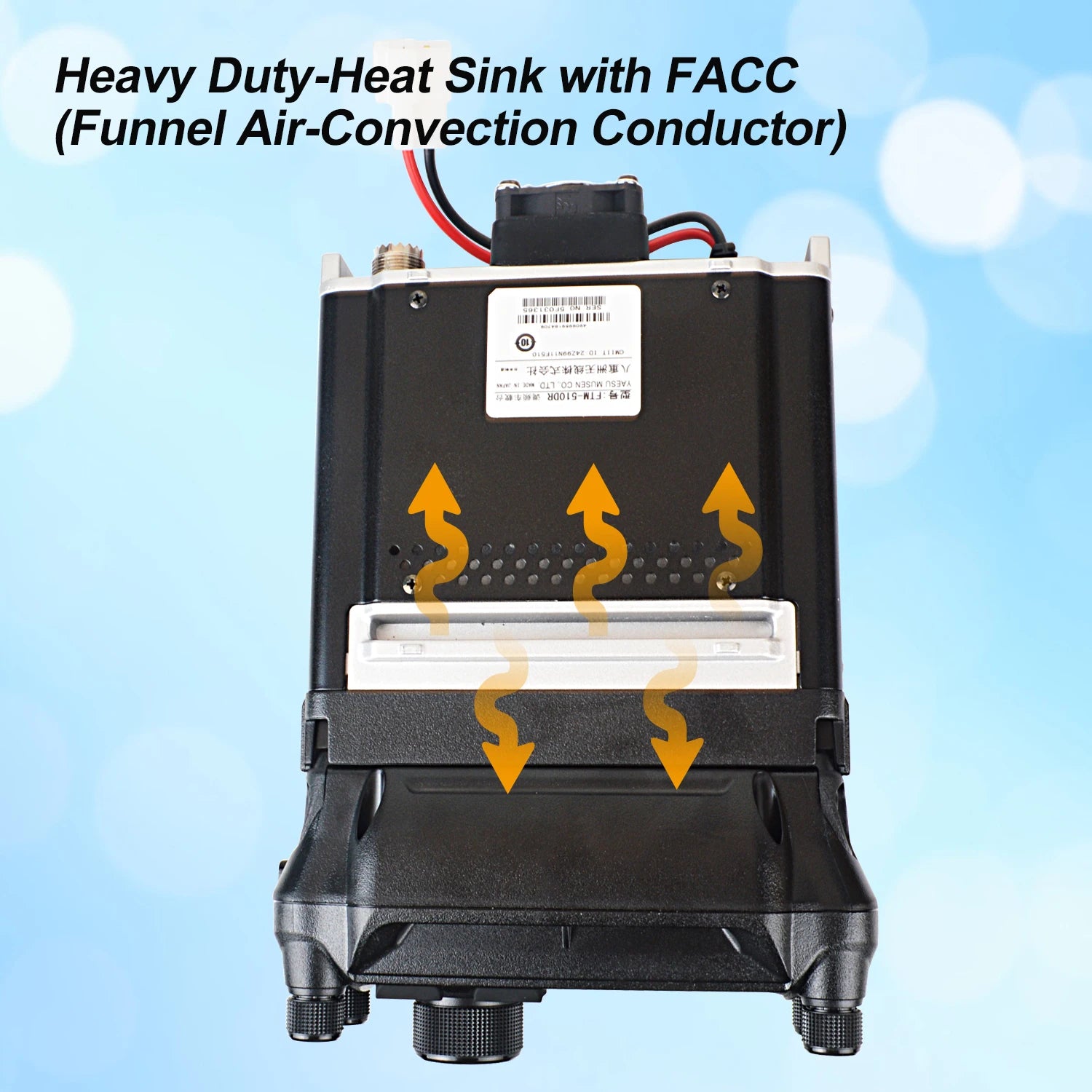 Walkie Talkie Yaesu FTM-510D ASP C4FM/FM 55/50W 144/430mhZ Dual Band Mobile Transxciver with Super-DX and ASP