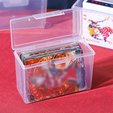 Plastic Playing Card Storage Box for Trading Card Decks