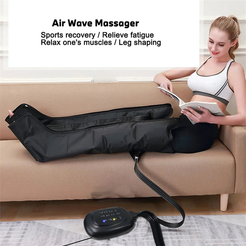 Pneumatic Compression Leg Recovery System Foot Massager For Circulation And Relaxation Calf Massage Reduce Muscle Tension Device