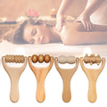 1 PCS Wooden Massage Roller, Instantly Self Massage Waist, Thigh, Legs, Hands, Full Body Roller Tool Massager DIY Maderotherapy
