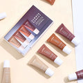 4 Pcs Summer Sunday Mini Lip Butter Balm Set Moisturizing Vanilla Beige Brown Sugar Makeup Fast Ship Gift Kit