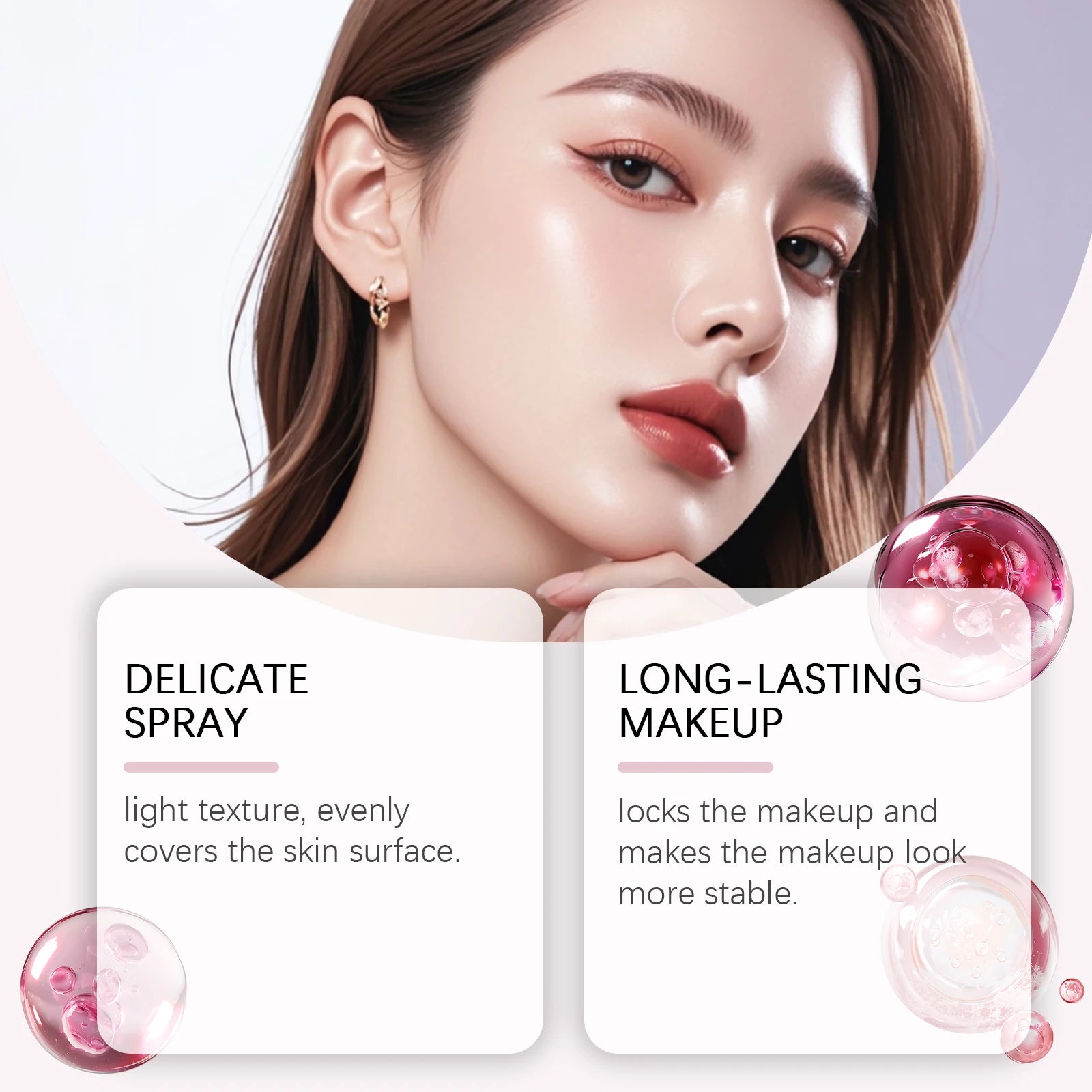 Hoygi Spf 50+ Setting Spray Oil Control Long Lasting Matte Natural Non Greasy Waterproof Fast Film Formation Fixer Makeup Spray