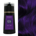 Nova 3-in-1 Black Hair Dye Shampoo for Men & Women – Instant Gray Coverage, Long-Lasting Natural Black Color Purple (200ml)