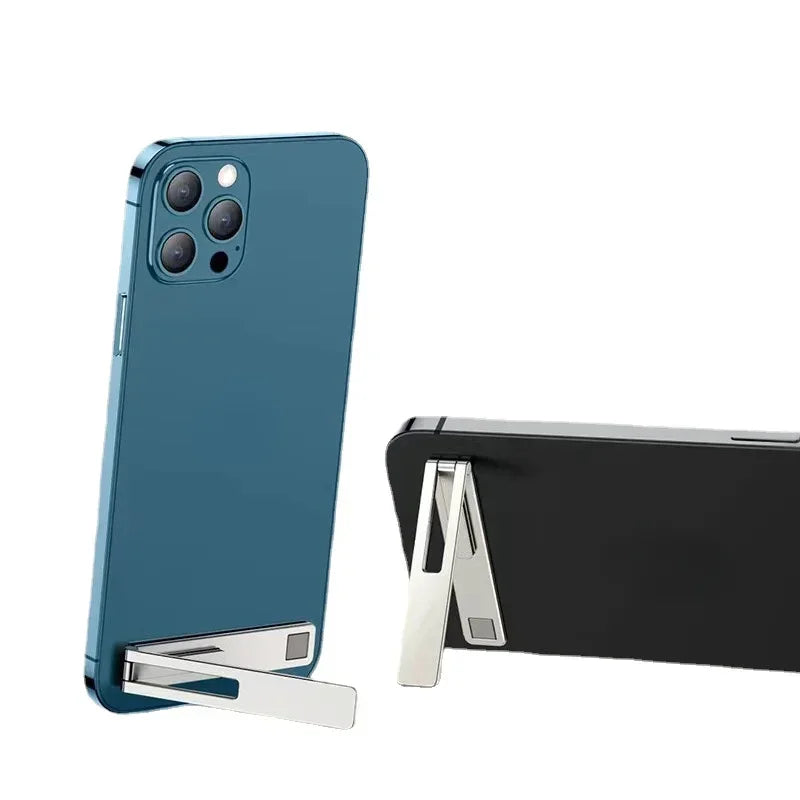 Folding Zinc Alloy Phone Kickstand for Hands Free Viewing