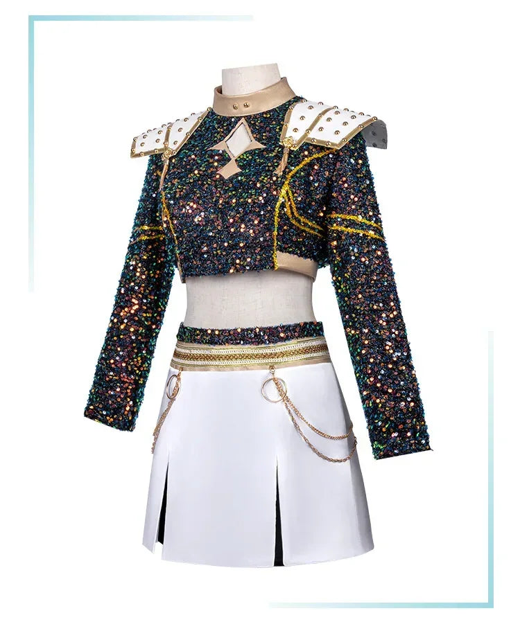 Black & Gold KPop Demon Hunter Cosplay Costume Set