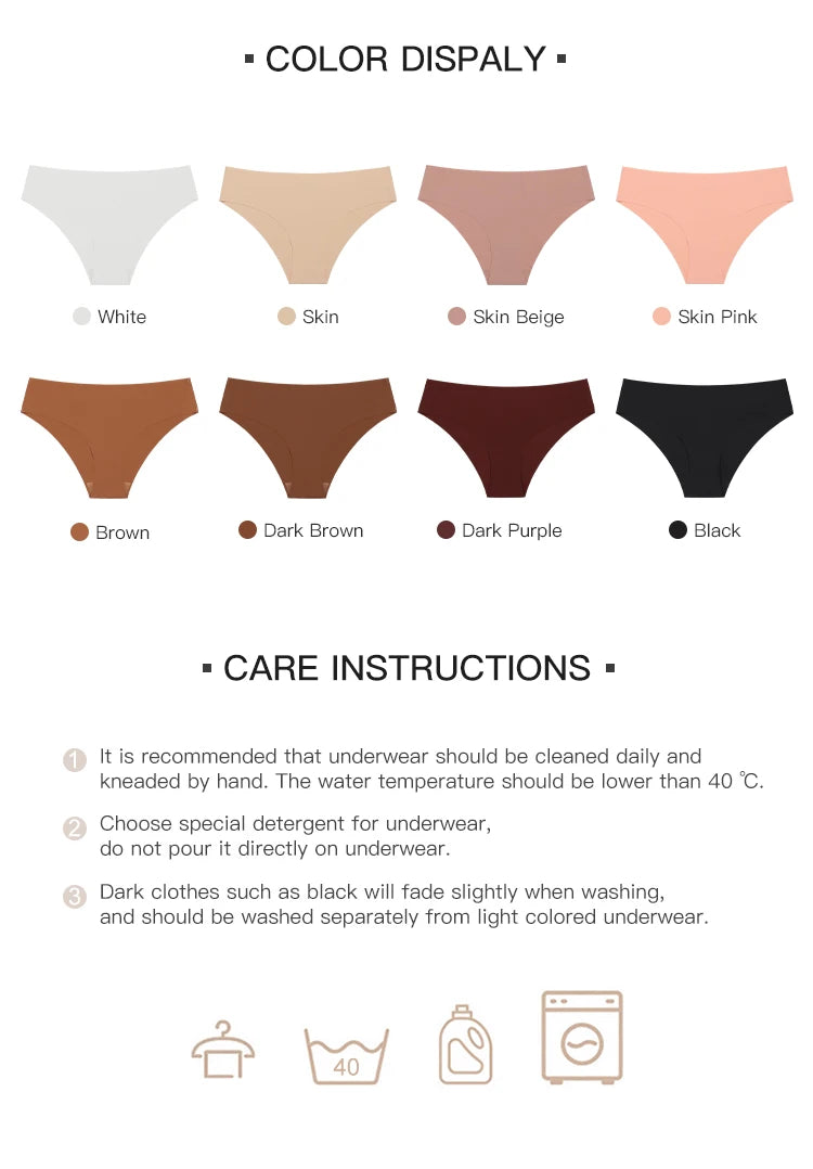 Hot Sale High Quality Seamless Panties Ladies Sexy Underwear Daily Briefs Panty Invisible No Trace Women Panties