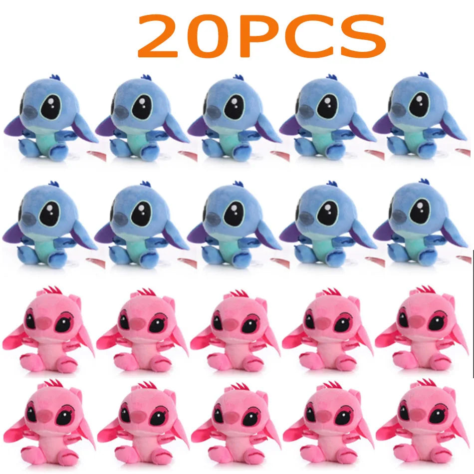 2025 10Pcs/Lot Cute Cartoon Lilo and Stitches Small Pendant Plush Toy,4 10CM Kawaii Plush Keychain Kids Best Chirstmas Gift Toys 20 pcs 1