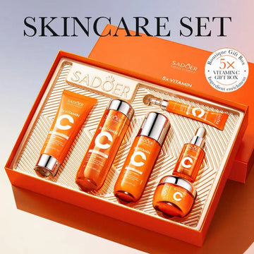 5-Step Vitamin C Korean Skincare Set – Buy Complete Anti-Aging & Hydrating Face Care Kit for Bright, Smooth Skin
