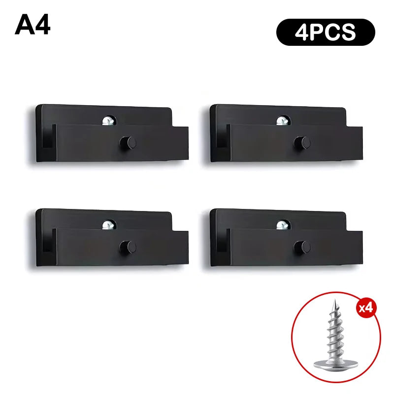Vinyl Record Wall Mount for Album Covers and Record Display A4