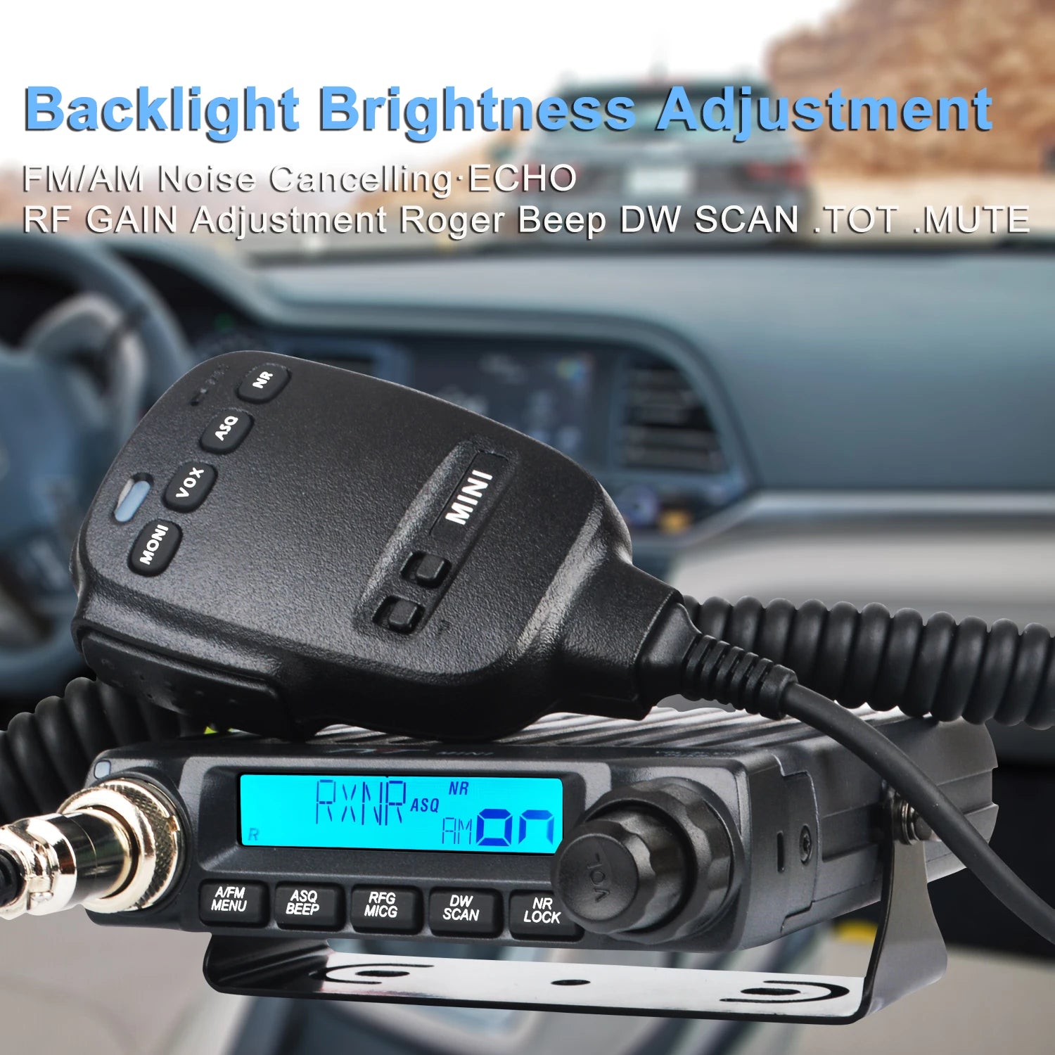 TYT 11 Meters Radio 27MHz CB Mobile Transceiver 40Ch FM AM Modulation 4W Compact Mini European Citizen Band Walkie Talkie