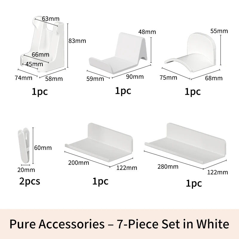 Desk Storage Pegboard – 2 Mounting Options (Stand or Clamp-On), Ideal for Organizing Stationery & Daily Items W Off Accessories 2