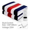 Electric Blanket 220V Thicken Thermostat Electric Blankets 70x150/120x150/150x180cm Electric Heating Blanket Winter Body Warmer Red 150X180CM
