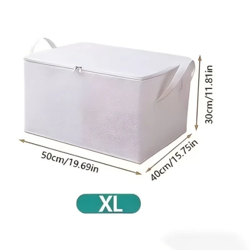 Foldable Fabric Under Bed Storage Box for Clothes and Bedding XL 1pcs
