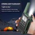 2pcs Baofeng F22 Mini Walkie Talkies - Long Range, Waterproof, Rechargeable, Kids Two-Way Radio with Type-C Charging for Camping & Outdoor Adventures - Dicrodelights