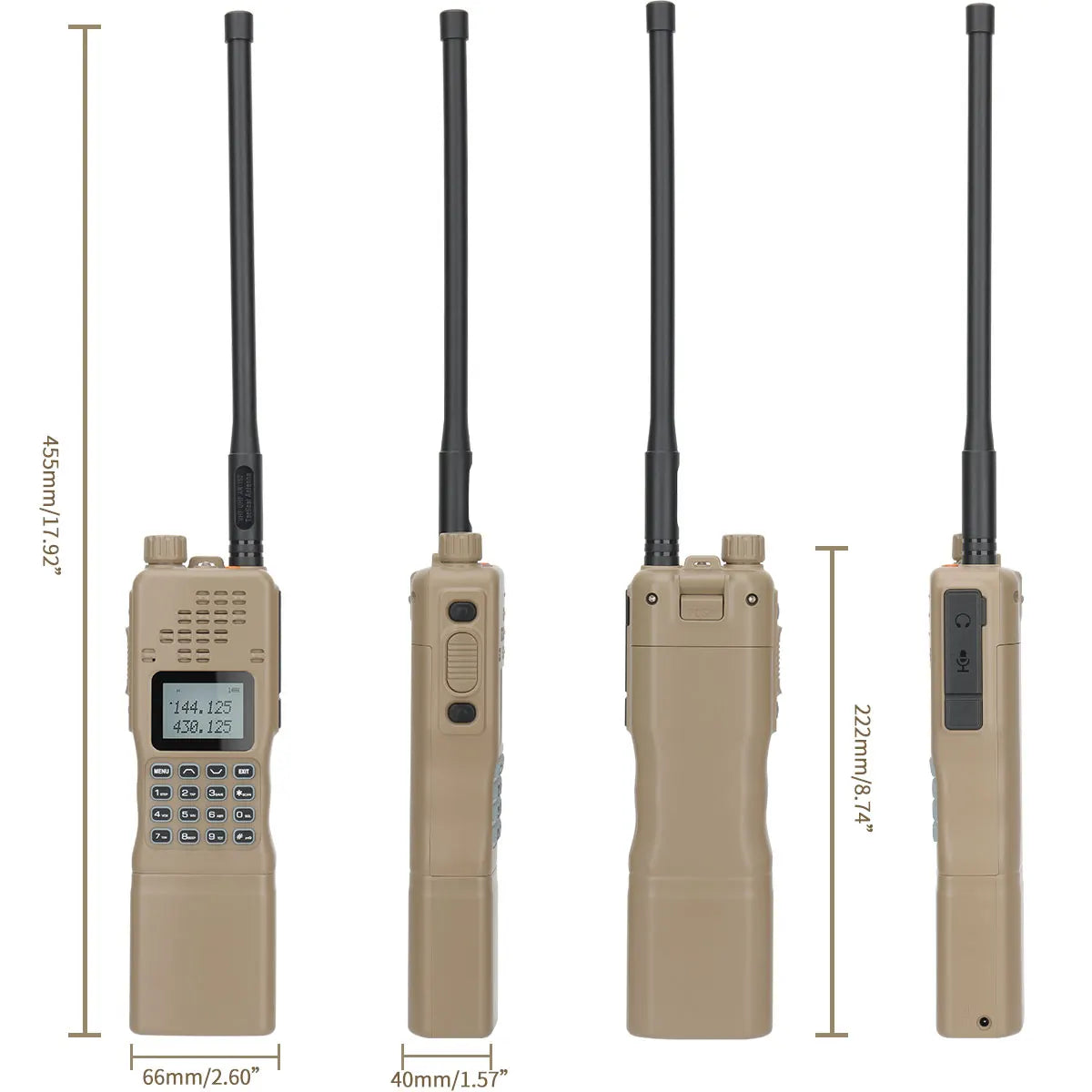 Baofeng AR 152 Tactical Ham Radio – Long Range, High Power Walkie Talkie (10km Range) - Dicrodelights