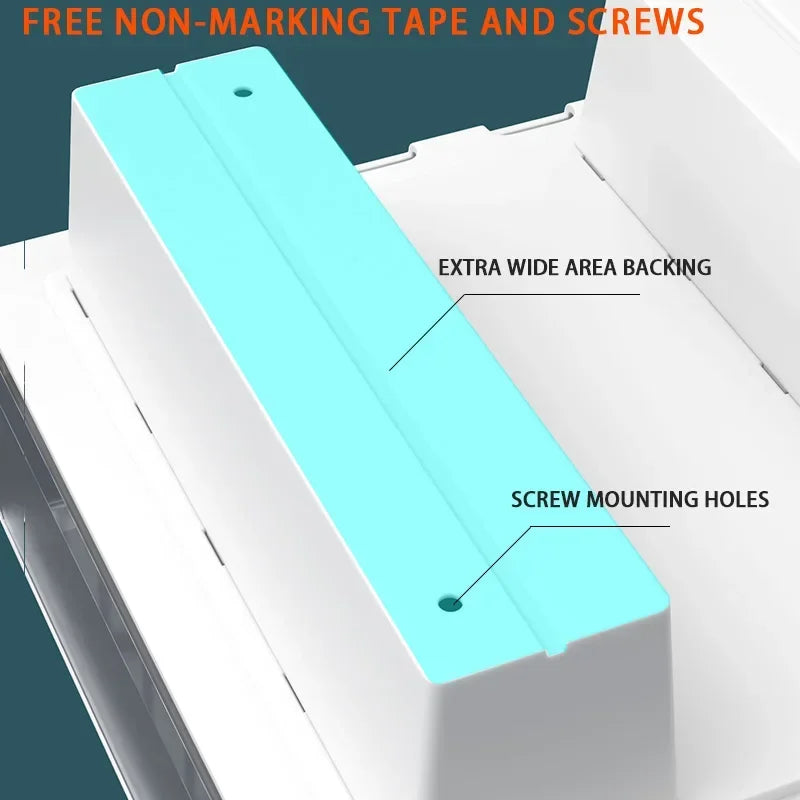 Self Adhesive Plastic Under Desk Drawer for Stationery Storage