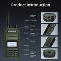 Baofeng Walkie Talkie P15UV Air Band FM/AM Long Range Wireless Copy Frequency NOAA Multi-Bands Two Way Radio Type-C Ham Radios - Dicrodelights