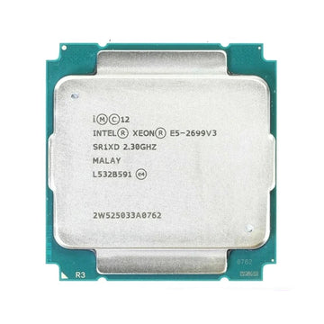Intel Xeon processor with specifications on a white background