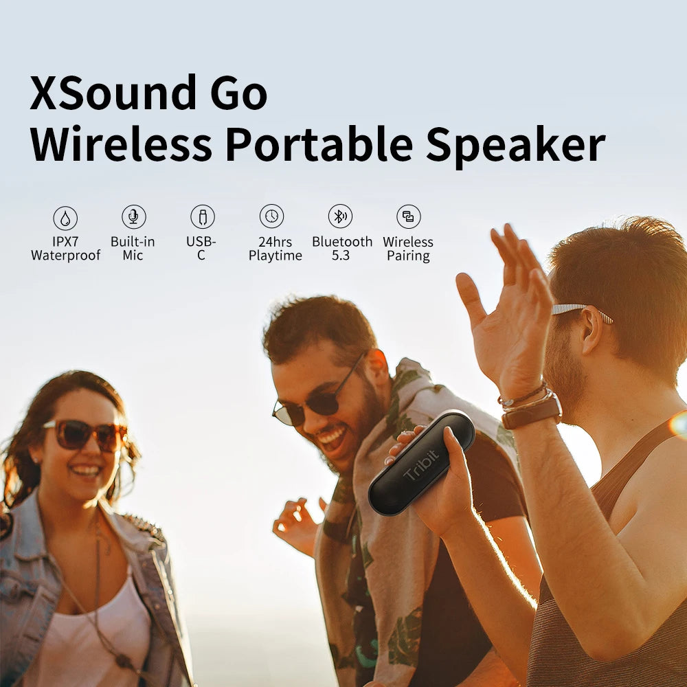 Buy Portable Bluetooth Speaker IPX7 Waterproof Type-C AUX