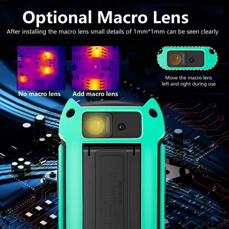 TOOLTOP ET14C 2.8inch Thermal Imager 25Hz Home Thermal imaging Camera ISR240x240 Thermography with Stand Electrical Fault Detect