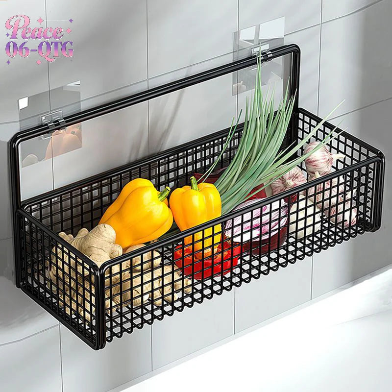 New Multifunctional Bathroom Organiser Toiletries Organiser No-Punch Bathroom Shelf Bathroom Kitchen Wall Mount Storage Rack