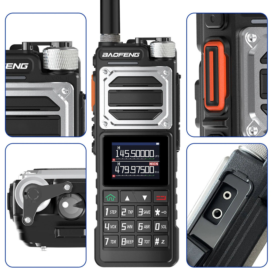 Baofeng UV-25 Air Band Walkie Talkie – Long Range UHF/VHF, Type-C Charging, 999CH, Wireless Frequency Copy, NOAA, Ham Radio - Dicrodelights