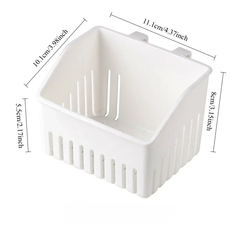 Silverware Basket Drying Rack – Kitchen Utensil Organizer with Drainage for Forks, Spoons, Chopsticks, and Cutlery