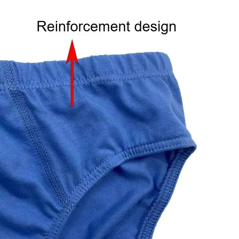 100% Cotton Big and Tall Boxer Briefs for Men Cotton Breathable Underwear Soft Comfort Fit Multipack Sizes L-6XL