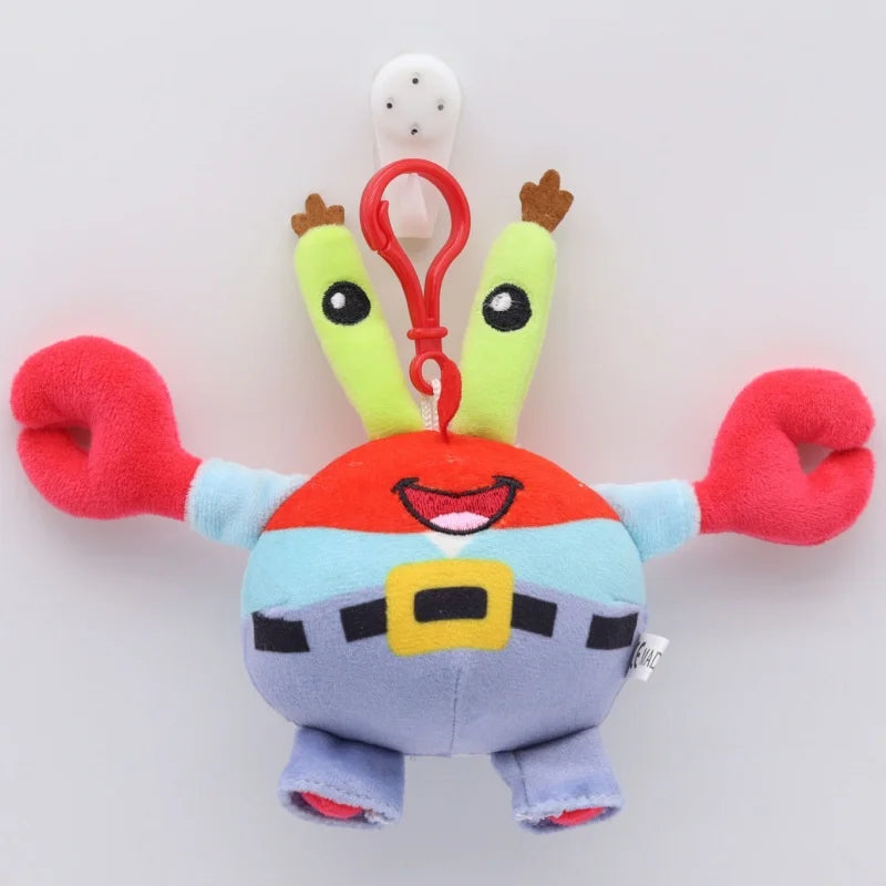 8inch/4inch SpongeBob Patrick Star Gary Squidward Tentacles Plush Dolls Small Pendant Bag Hangings Christmas Birthday Gi 8-14cm