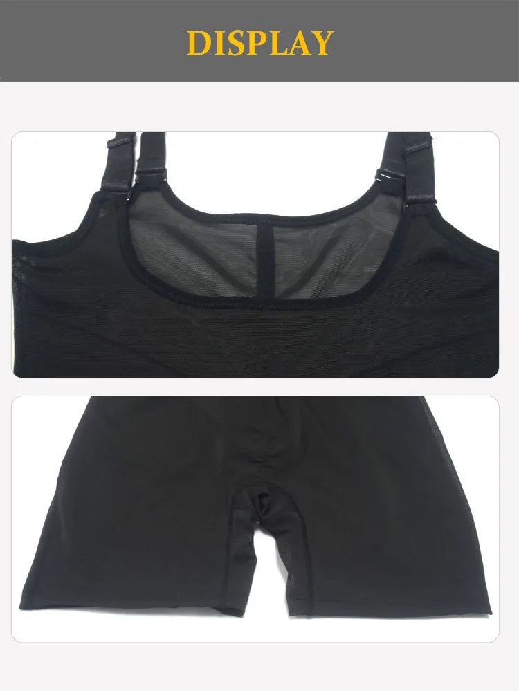 Light Shapewear Bodysuit Body Shaper Women Belly Sheath Waist Trainer Reductive Slimming Underwear Thin Breathable