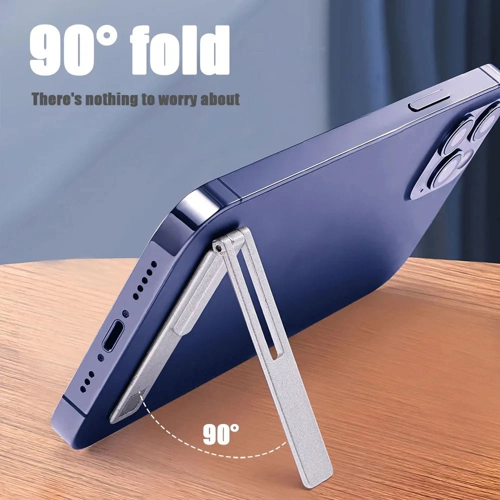Folding Metal Phone Kickstand for Hands Free Desk Viewing