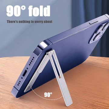 Folding Metal Phone Kickstand for Hands Free Desk Viewing