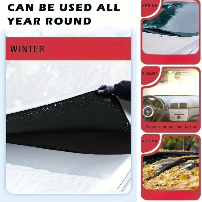 Outdoor Car Windshield Snow Shield With Magnetic Winter Car Window Snow Cover Universal for Auto Exterior Parts