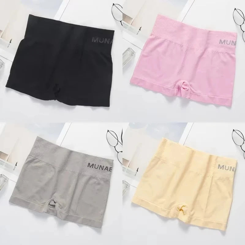 1/4Pcs Women's Seamless Safe Short Short Tight for Women Safety Pants Under Shorts Women Legging Shorts Style Boxer String Femme Mix 02 4PCS 45-85kg