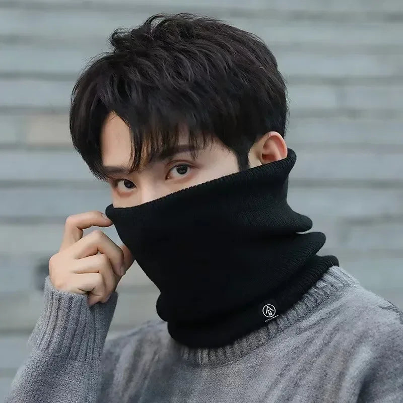 Neck Gaiter Winter Scarf – Warm Knit Windproof Tube Scarf