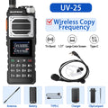 Baofeng UV-25 Air Band Walkie Talkie – Long Range UHF/VHF, Type-C Charging, 999CH, Wireless Frequency Copy, NOAA, Ham Radio - Dicrodelights