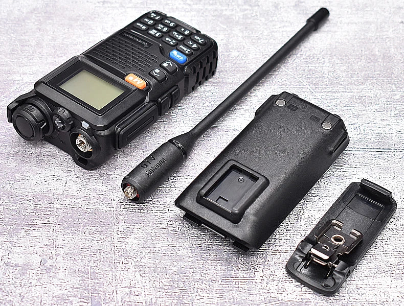 Quansheng UV-5R Plus Dual Band Walkie Talkie – Long Range UHF/VHF Two-Way Radio with NOAA Weather - Dicrodelights