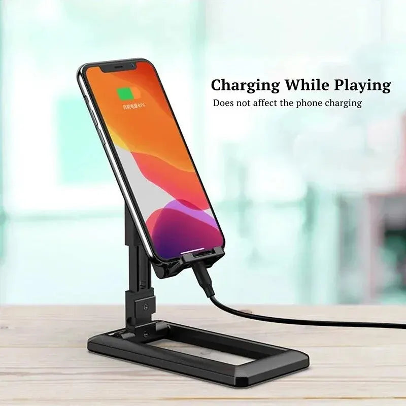 Adjustable Folding Desk Phone Stand for Hands Free Viewing