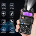 Baofeng UV-5R Walkie Talkie 8W Dual Band VHF/UHF Two-Way Radio, Long Range, FM Radio - Dicrodelights