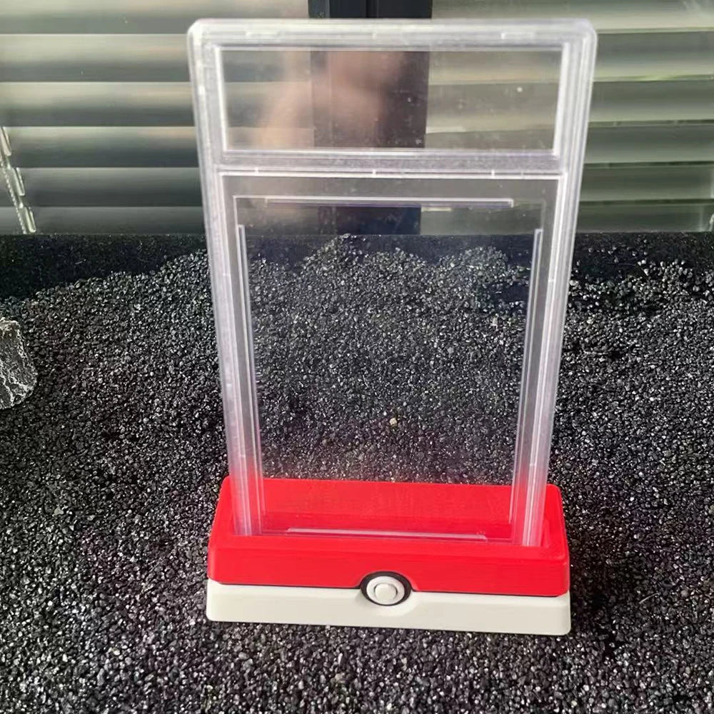 Trading Card Display Stand in Red or Gold with Holder Option