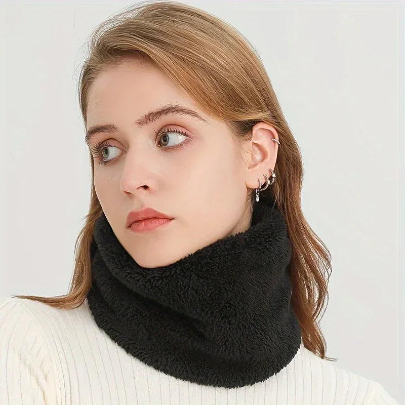 Neck Gaiter Winter Scarf – Warm Knit Windproof Tube Scarf