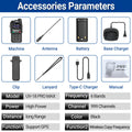 Baofeng UV18 PRO MAX GPS Walkie Talkie, 10W, Long Range, Type-C, Six-Band, Wireless Frequency, Ham Radio for Hunting - Dicrodelights