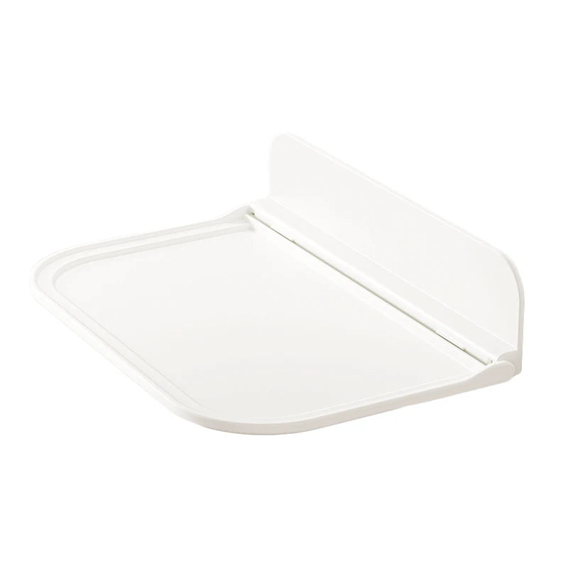 Foldable Adhesive Wall Shelf for Bedside Phone and Glasses Large