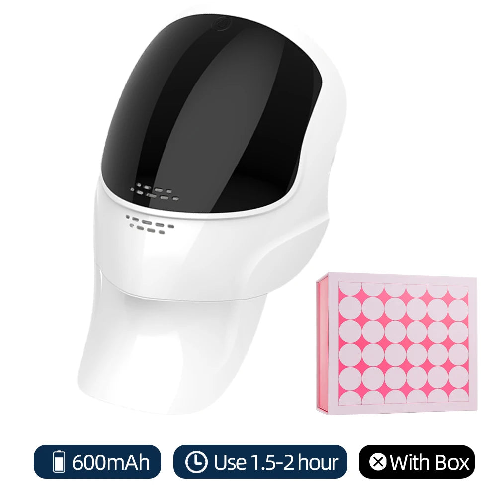 Wireless Face With Neck 7 Colors LED Photon Beauty Mask Red Light Facial Rejuvenation LED Mask Skin Tighten Skin Care Tool