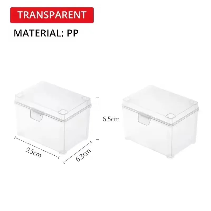 Stackable Plastic Game Card Storage Box for Desk Display