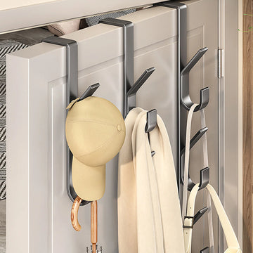 Carbon Steel Over Door Hook Rack for Bedroom Accessories
